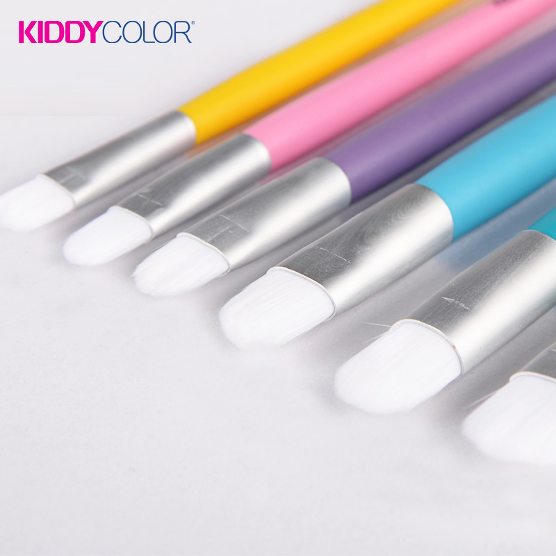 Kids Macaron Color Brush Set-6pcs