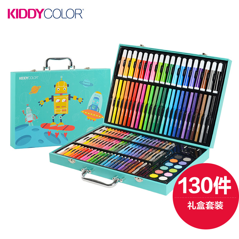 Kids Gift Box Painting Set-130 pcs（Space Robot）