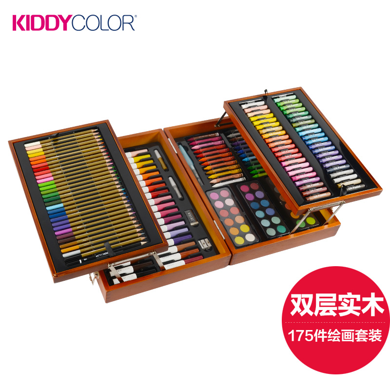 Kids Wooden Box Painting Set-175 pcs