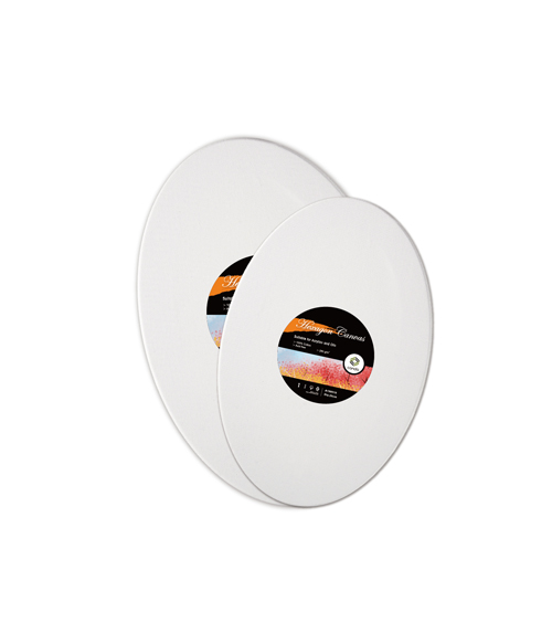 Oval Stretched Canvas