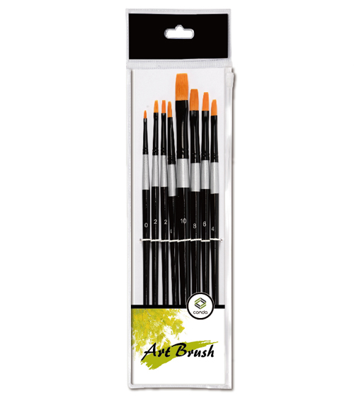 Acrylic Brush Set-8 Pcs