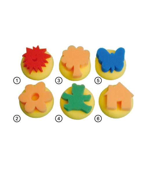 Different Shaped Foam Stamps